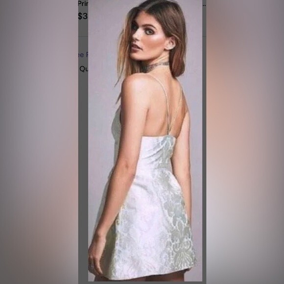 Free People Queen of Hearts Mini Dress size 4 - Picture 6 of 14